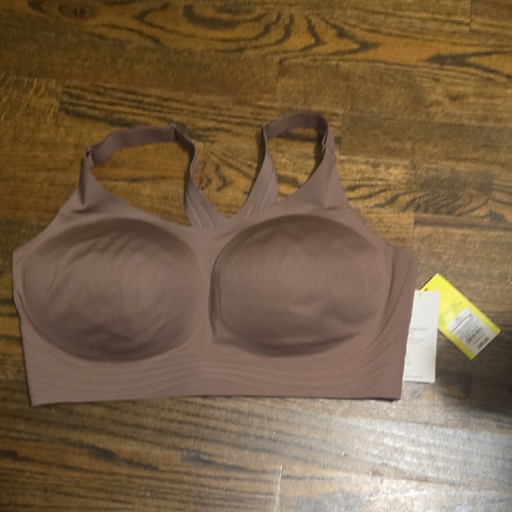 NWT all in motion Elegant Tan Bra